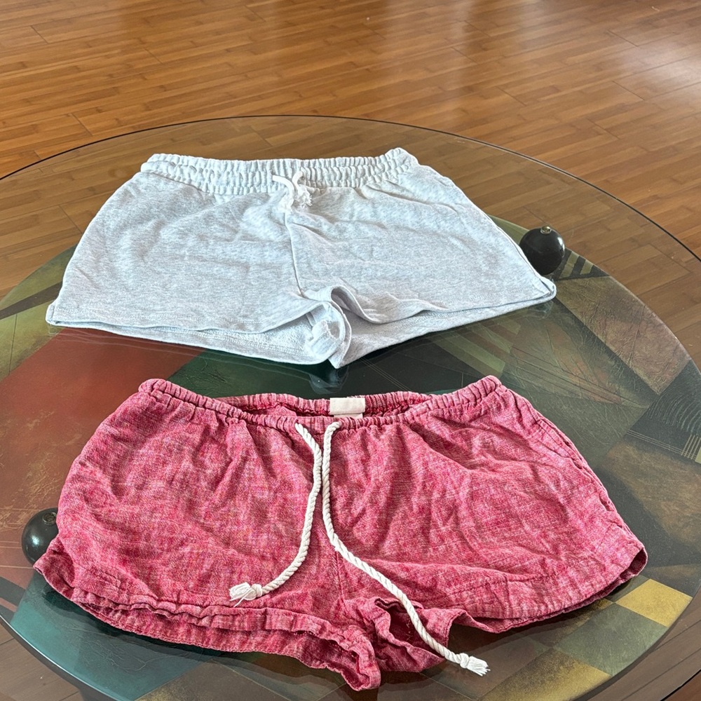 H&M and Mossimo Red and Gray Athletic Shorts